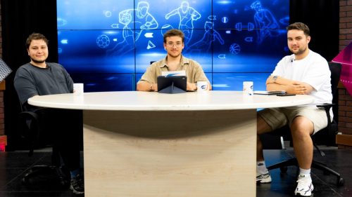Arhan Ata Pilavoğlu söyleşiden önce Ege Üniversitesi TV'de yayınlanan Ege Sportal programına konuk oldu.